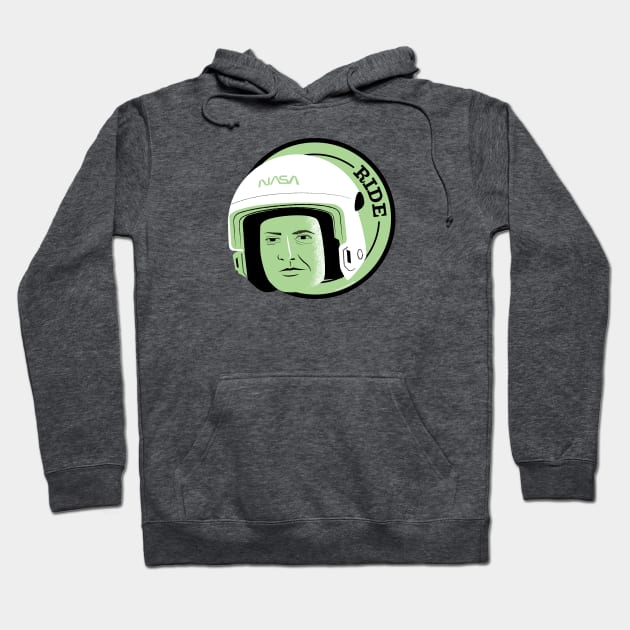 Sally Ride Astronaut Hoodie by monkeyminion